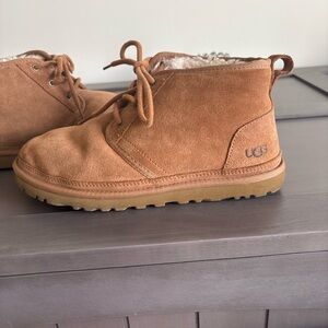 UGG Tan Suede Ankle Boots